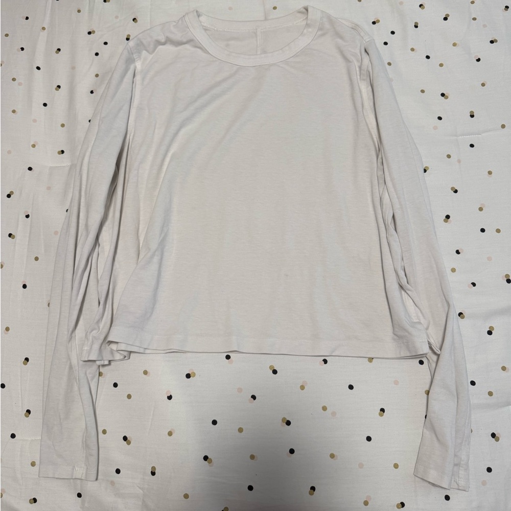 Lululemon Long Sleeve White Top